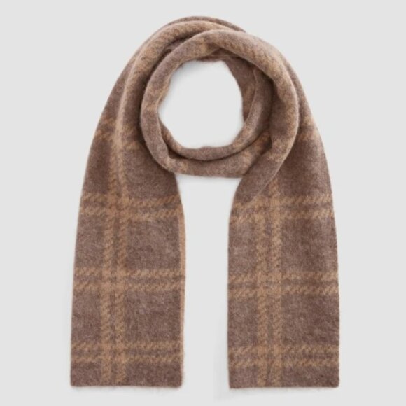Everlane Accessories - NWOT Everlane Alpaca Patterned Scarf in Cocoa & Tiger's Eye